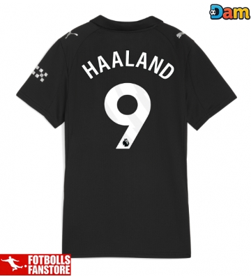 Manchester City Erling Haaland #9 Bortatröja Dam 2025-26 Kortärmad